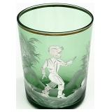 Mary Gregory Bohemian Hand Enamelled Glass