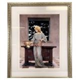 Maxfield Parrish Lady Violetta Framed Art Print
