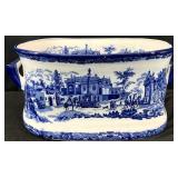 Blue & White Porcelain Footbath Planter