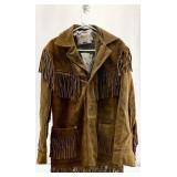 Vtg Rancher By Schott Bros Western Fringe Jacket,