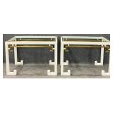 Pair New Modern History Regent Accent Tables