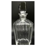 Vintage Faceted Crystal Decanter