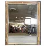 Large Heavily Inlaid Wall Mirror