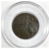 1730 Great Britain George II Half Penny