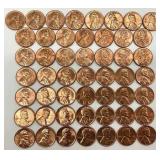 Brilliant Uncirc Roll of 50 1963 Lincoln Cents