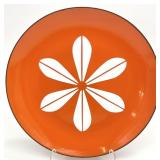 Catherineholm White Lotus on Orange Plate