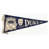 Vintage Duke Univ 1955 Orange Bowl Pennant Flag