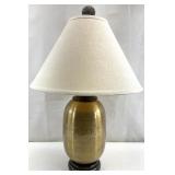 Hammered Brass Table Lamp