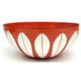 Catherineholm White Lotus on Orange Large Bowl