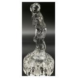 Cambridge Glass Draped Lady Flower Frog