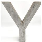 Metal " Y " Wall Hanging