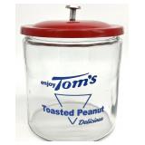 Vintage Style Glass Counter Advertising  Jar