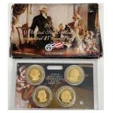 2007 4pc Proof Presidential Dollars Set