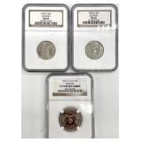 1999-P, D, S Georgia Statehood Quarters NGC Set