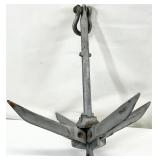 Vintage Norway Galvanized Boat Anchor
