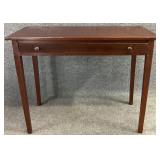 Tapered Leg Console w/ Single Drawer