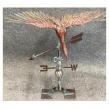 Metal Art Flying Heron Weathervane
