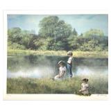 Adolf Sehring S/N Print w/ Hand Painted Remarque