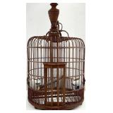 Vintage Chinese Bamboo Bird Cage