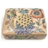 Vintage Macau Porcelain Trinket Box