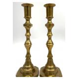 Pair Vintage Brass Candlesticks