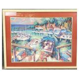 Manfred H. Kuhnert Lahaina Harbor Art Print
