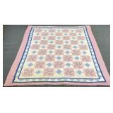 88 x 96 Vintage Hand Sewn Quilt