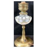 Fenton Opalescent Coin Dot Lamp