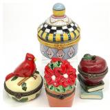 4 Trinket Boxes