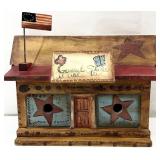 Handmade Wooden General Store Birdhouse