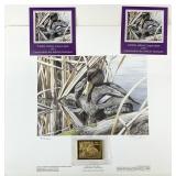 1991 Canada Wildlife Stamp, Medallion, Art Print
