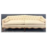 Vintage French Button Tufted Sofa