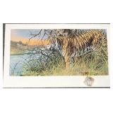 Gary Swanson S/N Tiger Print w/ Painted Remarque