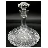 Galway Irish Crystal Ships Decanter