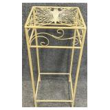 Metal Butterfly Motif Plant Stand