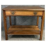 Mahogany Chippendale One Drawer Stand