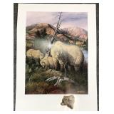 Gary Swanson S/N Bears Print w/ Painted Remarque