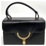 Vintage Coblentz Black Leather Handbag