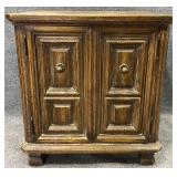 Oak Raised Panel Nightstand
