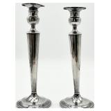 2 Sterling Silver Weighted Candlesticks