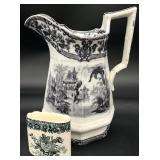 2pc Antique Ironstone