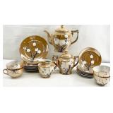Japanese Maple Ware Lustre Tea Set