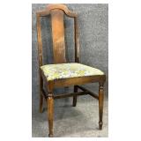 Walnut Frame Side Chair