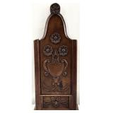 Antique French Walnut Fariniere / Flour Box