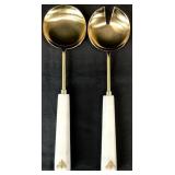 Williams Sonoma Marble Honeycomb Salad Servers