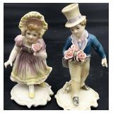 2 Karl Ens Volkstedt German Porcelain Figurines