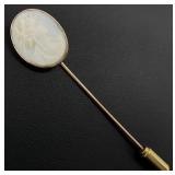 Antique 14K Gold Cameo Stick Pin