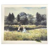 Adolf Sehring S/N Print w/ Hand Painted Remarque