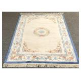 5.9 x 9 Hand Knotted Oriental Wool Rug