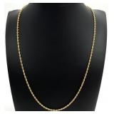 10K Yellow Gold Chain Necklace